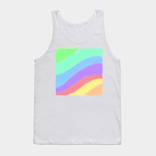 Colorful watercolor painting art Tank Top